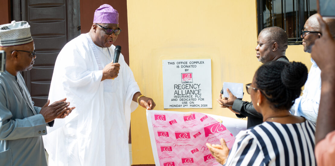 REGENCY ALLIANCE INSURANCE PLC OFFICIALLY HANDS OVER OFFICE FACILITY TO GBAGADA PHASE I RESIDENTS OF LAGOS STATE.