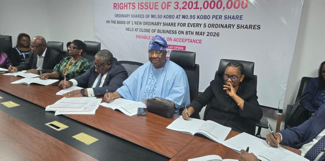 Regency Alliance Insurance Plc has taken a significant step toward a stronger future with the signing of its Rights Issue Agreement.
